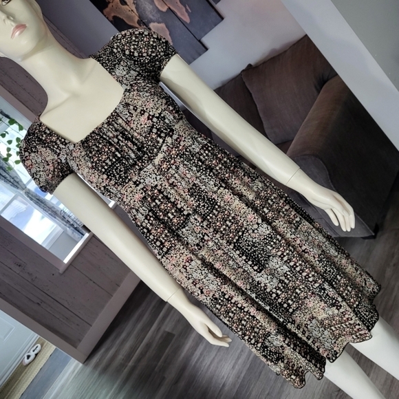 FIFILLES Paris - Floral Midi Dress - Picture 1 of 9